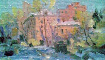 Картина «Январь в провинции»