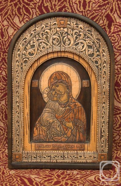 Piankov Alexsandr. Icon of the Mother of God of Vladimir