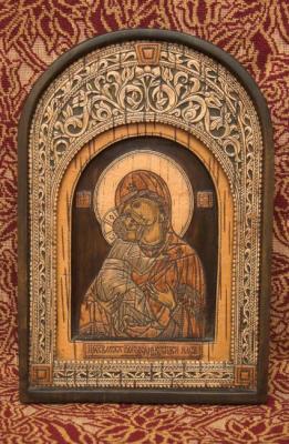 Icon of the Mother of God of Vladimir. Piankov Alexsandr