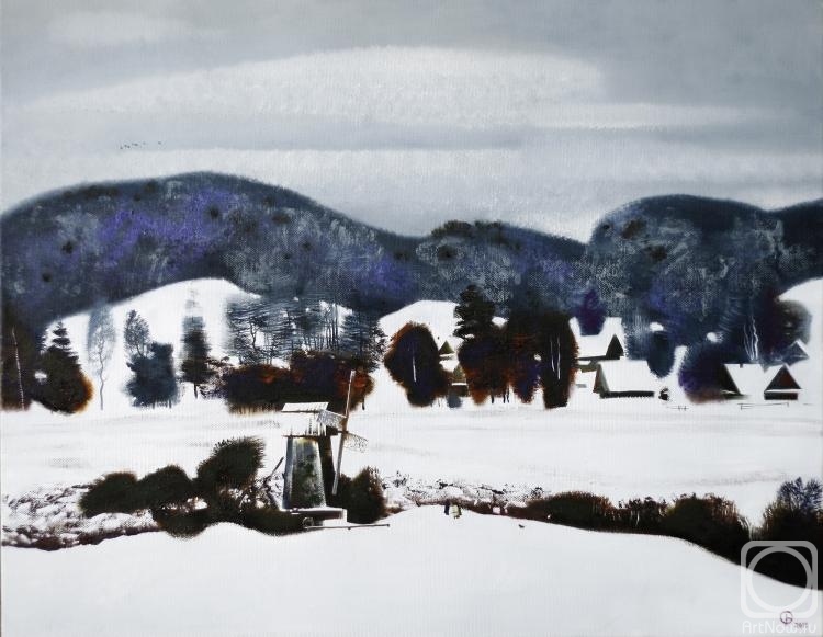 Isaev Gennadiy. Winter in Pushgori