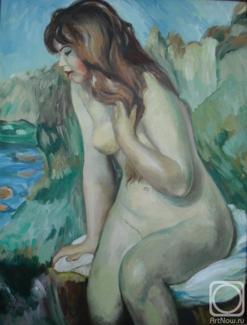 Bekirova Natalia. Copy of auguste Renoir's painting "The Bather"