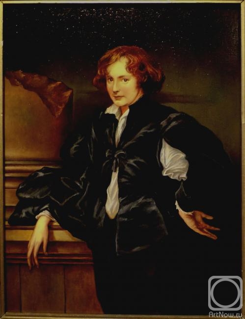 Litvinov Valeriy. Copy of Van Dyck "Self-Portrait"