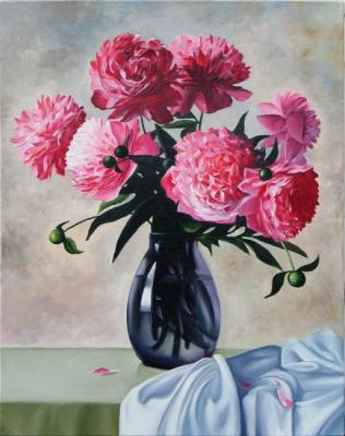 Peonies in the Bowl. Kalachikhina Galina
