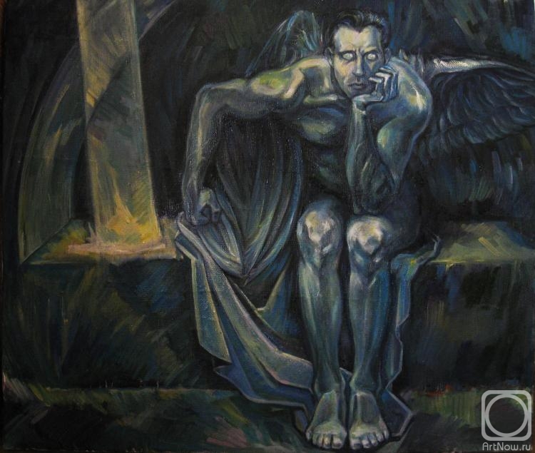 Люцифер» картина Ибрагимовой Натальи маслом на холсте — купить на ArtNow.ru