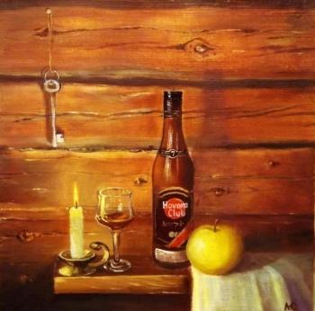 Still life with candle. Alekseev Yuri