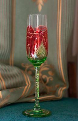 Glass "Rose". Lebedeva Ekaterina