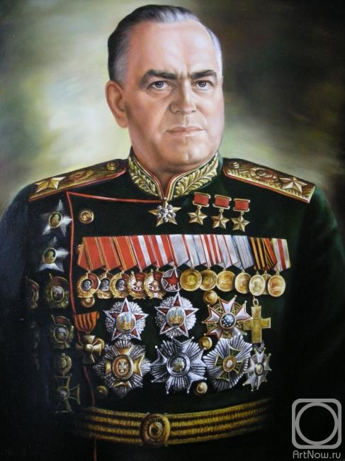 Soboleva Eleonora. Male portrait. Marshal Zhukov