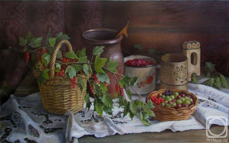 Shumakova Elena. Currant branch