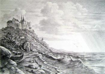 Castle on the seashore. Kulagin Oleg