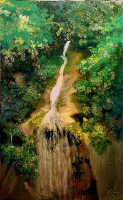 Waterfall "Men's tears." Abkhazia. Stolyarov Vadim