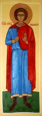 Icon "Holy Martyr Timothy". Chugunova Elena
