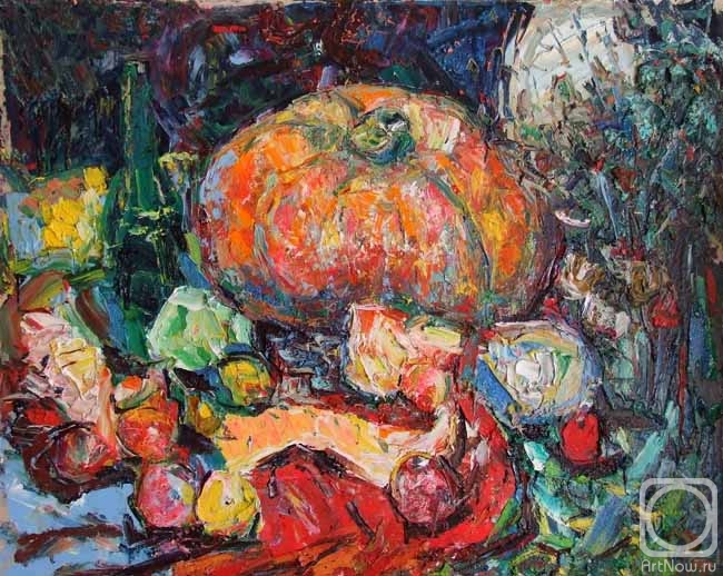 Bondarevskiy Yevhen. Still life with pumpkin