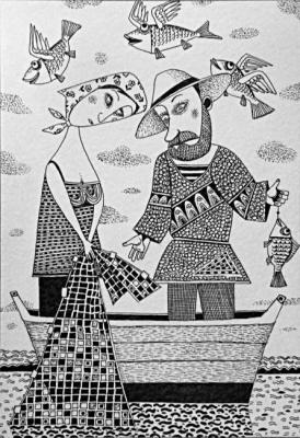 Fisherman's family (). Yanin Alexander