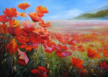 Field of Poppies. Kalachikhina Galina