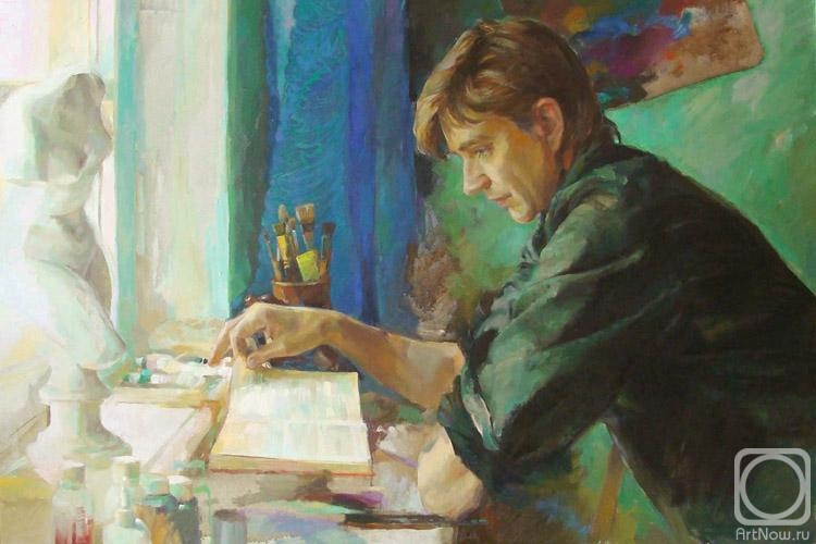 Roshina-Iegorova Oksana. Portrait of the artist Yuri Dyrin