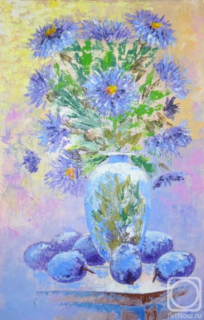 Naddachin Sergey. Asters and plums