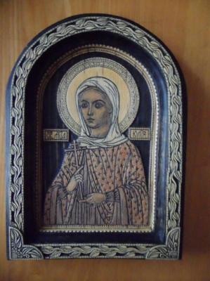 Icon of the Martyr Julia (Ikons). Piankov Alexsandr