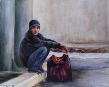 The boy who sells persimmons. Gharagyozyan Anoush