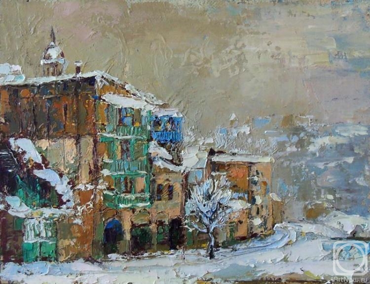Nairashvili Marina. Old Tbilisi in snow