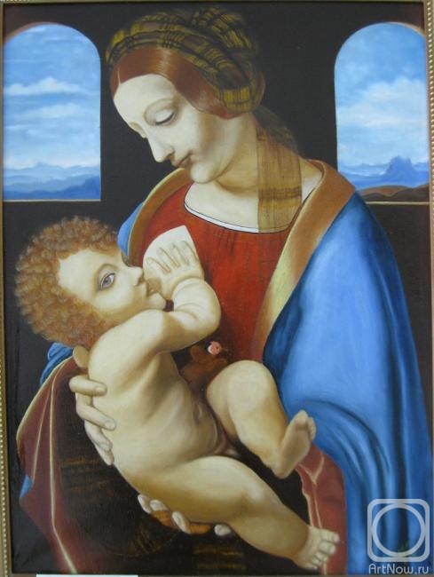 Krivokhizhin Vitaliy. Leonardo Da Vinci. Madonna Litta (copy)