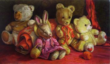 Soft toys and tangle. Shumakova Elena