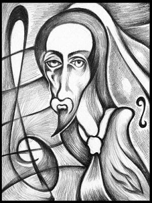 Treble clef. Kaplan Semion