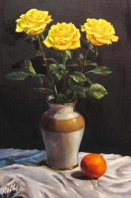 Yellow roses. Panasyuk Natalia