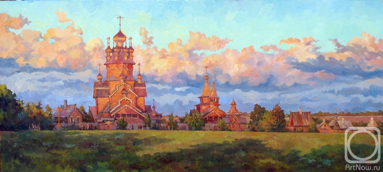 Zolotarev Leonid. The Gold of Faith. Evening ringing of the bells of Svyatogorye