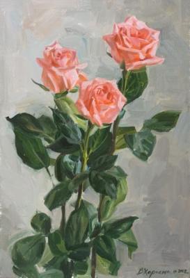 Pink roses. Kharchenko Victoria