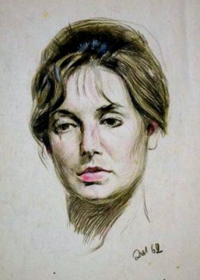 Portrait of the wife. Morozov Edward