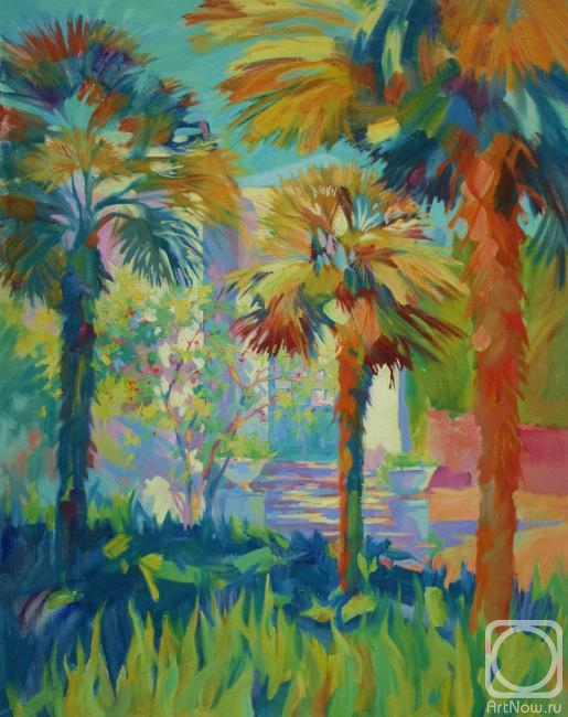 Mirgorod Igor. Wild palm trees. Crimea