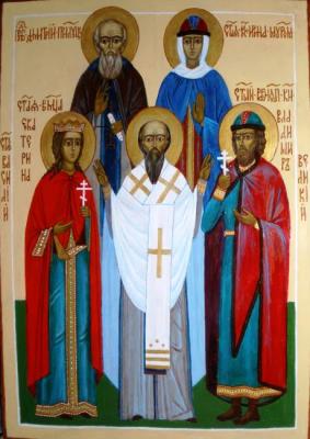 Family icon "Cathedral of the Chosen Saints". Chugunova Elena