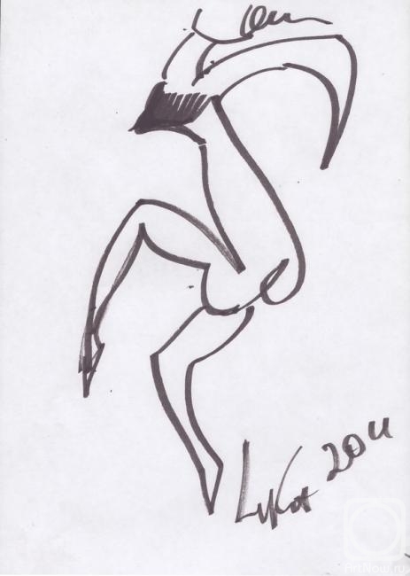 Volchek Lika. Nude dancing