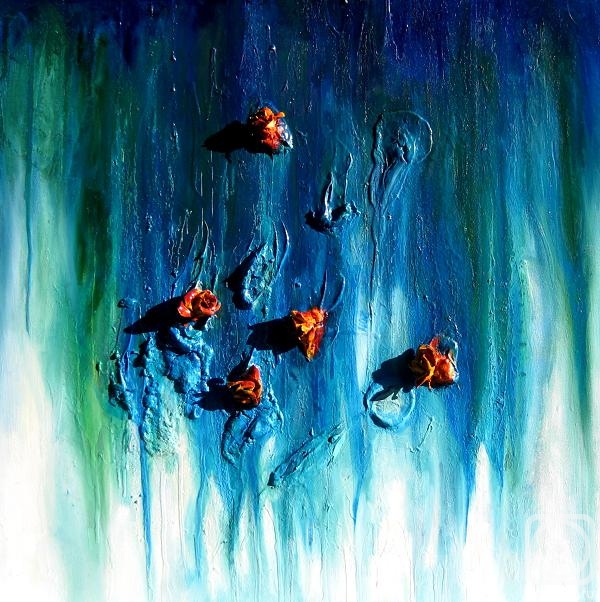 Batt Ira. Roses, swimming on the sea