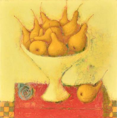 Yellow pears. Rumak Svetlana