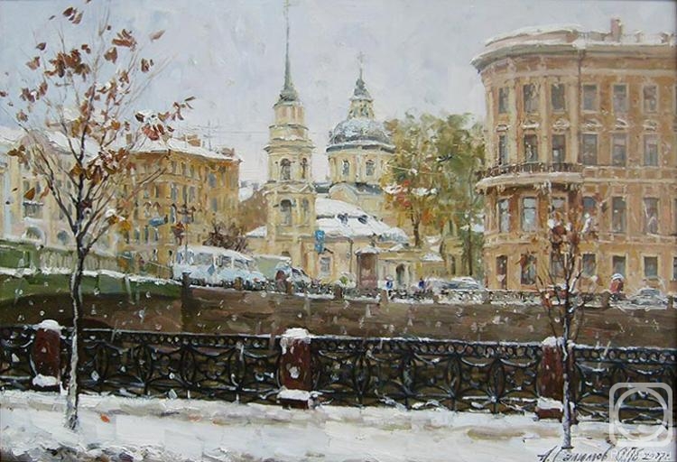 Galimov Azat. The Rivers Fontanka. The Church Simeoniya and Anny. The Winter