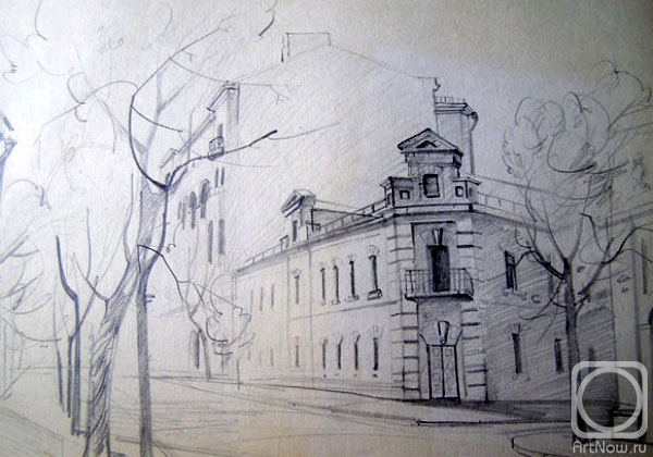 Gerasimov Vladimir. Moscow sketches 46