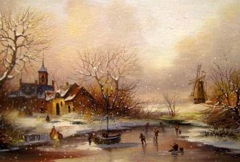 Romantic landscape 129. Gerasimov Vladimir