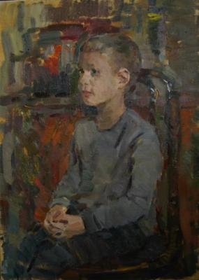 Portrait of Vasya's son. Khvastunova Alla