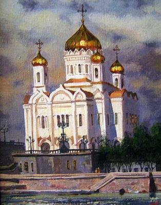 Moscow. Cathedral of Christ the Saviour. Gerasimov Vladimir