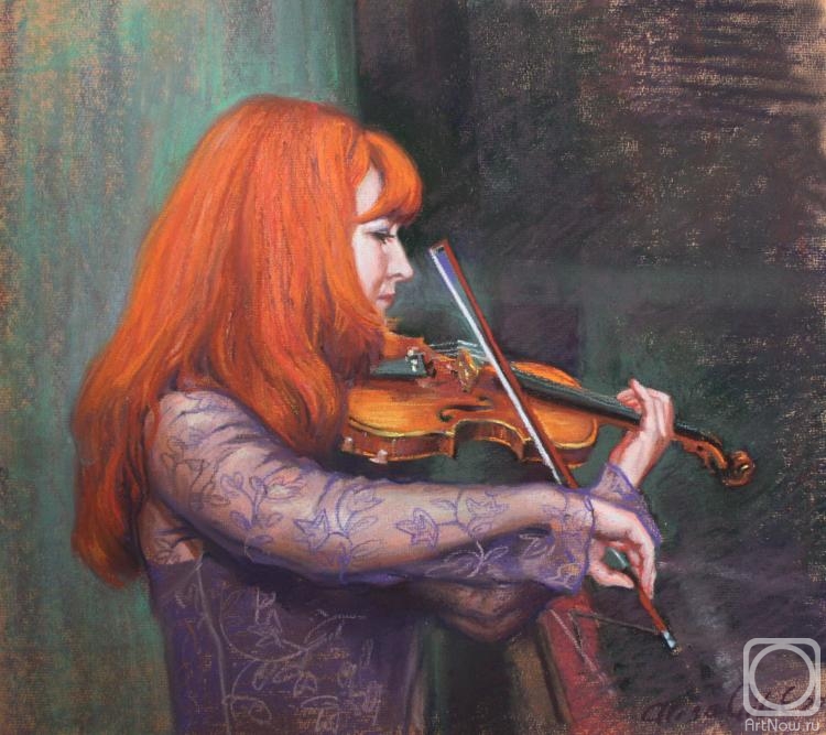 Gibet Alisa. Violinist Anne Janson