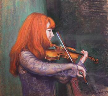 Violinist Anne Janson