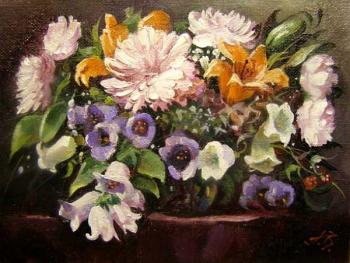 Flowers on a dark background (13). Gerasimov Vladimir