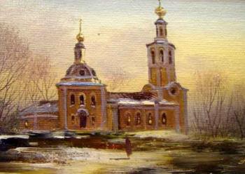 Moscow. All Saints Church in All Saints (m. Sokol). Gerasimov Vladimir