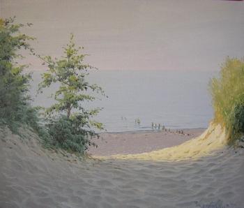 Beach in the evening