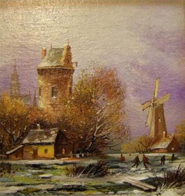 Romantic landscape. Gerasimov Vladimir