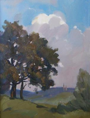 Young oaks. Solodovnik Vladimir