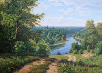 Road to the river. Potapov Vitaliy
