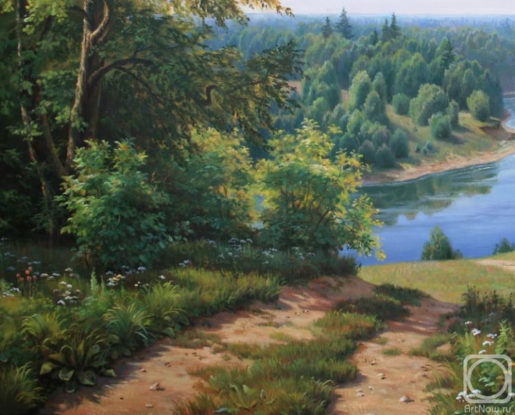 Potapov Vitaliy. Road to the River (fragment)