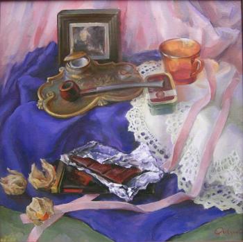 Still Life with a pipe. Luchkina Olga